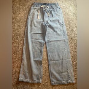 GAP Denim - Light Blue High Rise Wide Leg Jeans - Size small